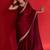 maroon sequinned satin saree