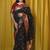 black woven design zari paithani saree
