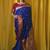 blue woven design zari designer paithani saree