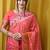 peach woven design designer paithani saree