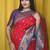 pink woven design zari paithani saree