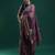 lavender floral motifs woven design muga saree