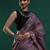 lavender floral motifs woven design muga saree