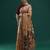 beige woven design zari muga saree
