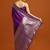 purple woven embellished pure silk kanjivaram saree with blouse
