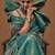 teal woven design zari silk blend kanjeevaram saree with matching blouse
