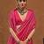 pink ethnic motifs woven design zari kanjeevaram saree