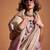 cream paisley designer kanjeevaram saree