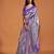 purple paisley designer kanjeevaram saree
