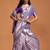 purple paisley designer kanjeevaram saree