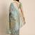 blue floral embroidered zari silk cotton mysore silk saree
