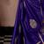purple woven design zari satin banarasi saree