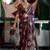 burgundy woven design zari satin banarasi saree
