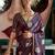 burgundy woven design zari satin banarasi saree