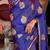 purple ethnic motif zari woven satin banarasi saree