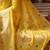 yellow woven design zari silk blend designer banarasi saree