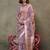 lavender ethnic motifs zari silk blend banarasi saree