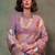 lavender ethnic motifs zari silk blend banarasi saree