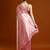 pink women floral woven design zari Cotton saree