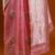 pink women floral woven design zari Cotton saree
