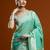 green woven design zari Cotton saree with blouse