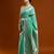 green woven design zari Cotton saree with blouse