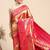 mustard floral zari paithani saree