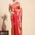 mustard floral zari paithani saree