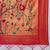 mustard floral zari paithani saree