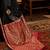 black woven design zari  banarasi celebrity saree