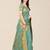 green floral embroidered zari silk cotton mysore silk saree