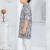 boys abstract texture print cotton kurta pajama set