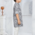 boys abstract texture print cotton kurta pajama set
