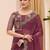 purple sequinned tissue saree with blouse