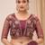 purple sequinned tissue saree with blouse