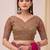 rani_pink pink satin ethnic embellished festive wear matching blouse sarees