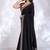 black ethnic motifs embroidered silk blend heavy work saree