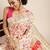white white & pink ethnic motifs woven design saree