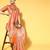 peach peach-coloured woven paisley kanjeevaram saree