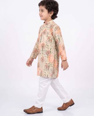 boys cotton kurta pyajama set traditional ethnic wear 3