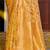 mustard floral woven design zari banarasi saree