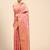 pink floral zari banarasi saree