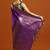 purple ethnic motifs woven design banarasi silk saree with blouse
