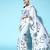 off_white off white & black floral satin saree