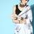 off_white off white & black floral satin saree