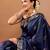 navy_blue woven design zari art silk handloom saree