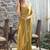 olive woven design embroidered satin saree
