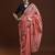 pink woven design zari muga saree