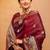 maroon ethnic motifs zari art silk heavy work saree