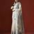 off_white floral printed Cotton saree with blouse 